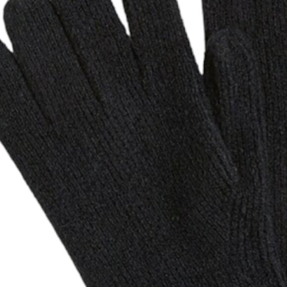 J. Crew Long Black Knit Gloves in Extra-Soft Yarn - Picture 2 of 2